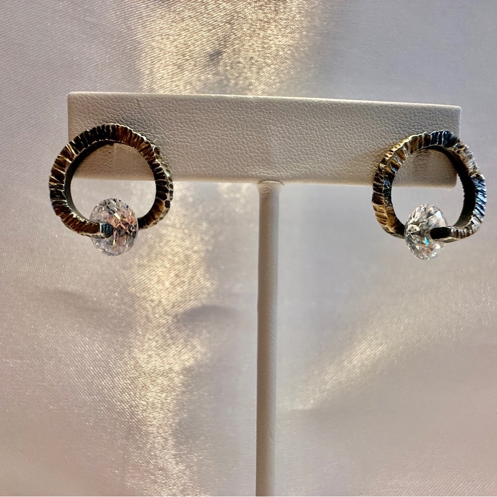 Bora Gold and Silver Hoop Earrings